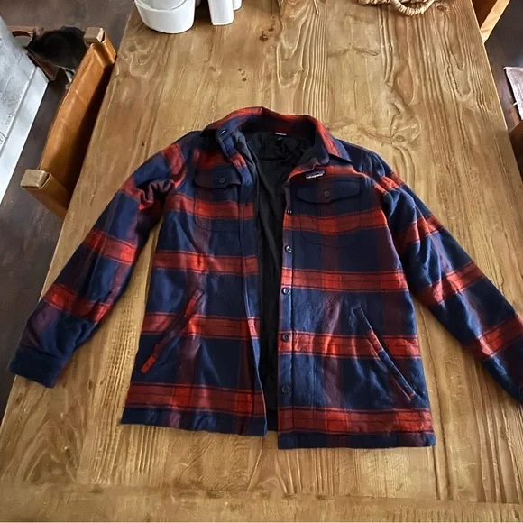 Patagonia Women's Insulated Fjord Flannel Jacket, Size S - Picture 2 of 4
